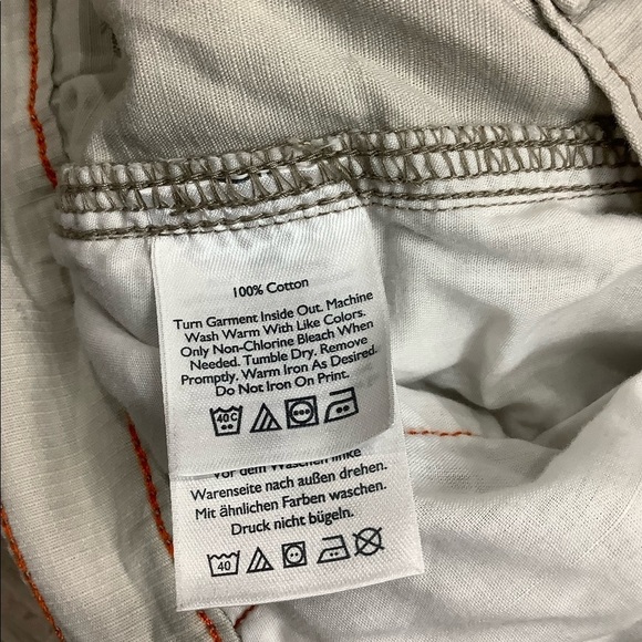 Men's Eddie Bauer 30 Small Chino Khakis Shorts Cargo Crean Ripstop Durable NWOT - Picture 9 of 9